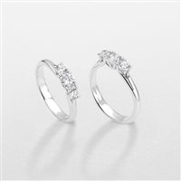 Anello Giorgio Visconti Donna in Oro bianco Diamante 0.40 Ct AB14923A - AB14923A